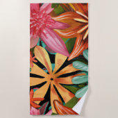 tropisch/Hawaïaans/bloemig/bloem Strandlaken (Voorkant)