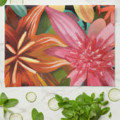 tropisch/Hawaïaans/bloemig/bloem Theedoek (Gevouwen)