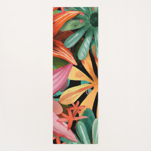 tropisch/Hawaïaans/bloemig/bloem Yogamat (Achterkant)