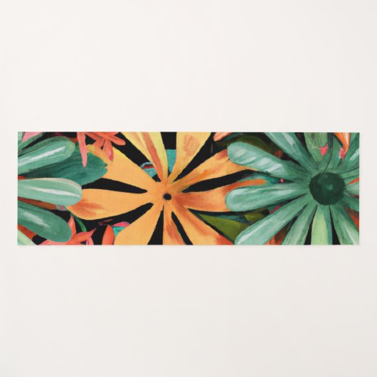 tropisch/Hawaïaans/bloemig/bloem Yogamat (Voorkant (horizontaal))