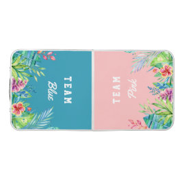 Tropisch Hawaïaans Luau Roze Blauw Geslacht Reveal Beer Pong Tafel