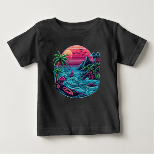 Tropisch/Hawaïaans neonstrand