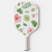 Tropisch Hawaïaans Pickleball Paddle (Achterkant)