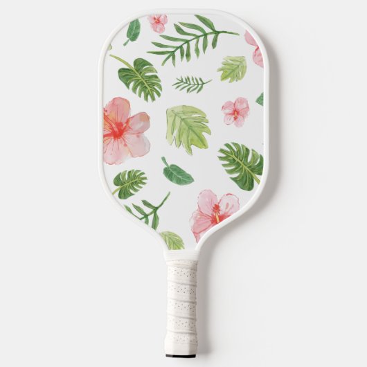 Tropisch Hawaïaans Pickleball Paddle (Achterkant)