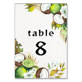 Tropisch Hawaïaans tabelnummer Kaart (Voorkant)