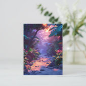 Tropisch Hawaïaans Wandelpad Briefkaart (Staand voorkant)