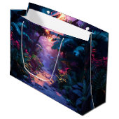 Tropisch Hawaïaans Wandelpad Groot Cadeauzakje (Voorkant Gekanteld)