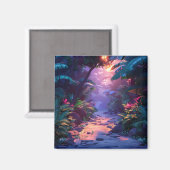 Tropisch Hawaiaans Wandelpad  Magneet (Voorkant / Achterkant)