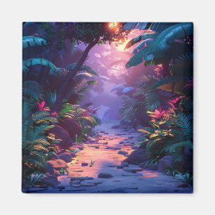 Tropisch Hawaiaans Wandelpad  Magneet