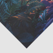 Tropisch Hawaiaans Wandelpad  Tissuepapier (Detail)