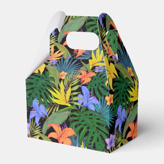 Tropisch Hawaii Aloha Flower Graphic Bedankdoosjes (Voorkant Zijde)