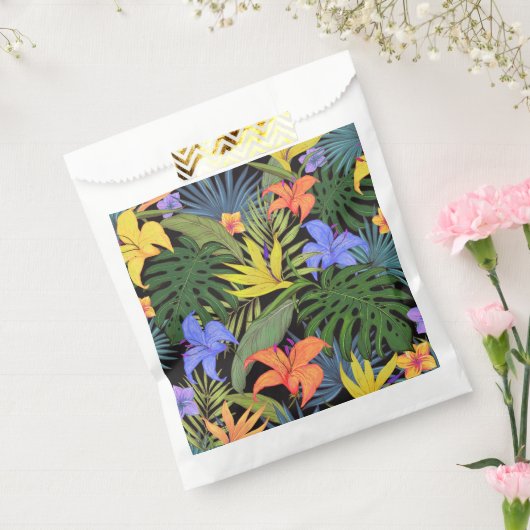 Tropisch Hawaii Aloha Flower Graphic Bedankzakje (Gezegeld)