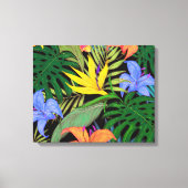 Tropisch Hawaii Aloha Flower Graphic Canvas Afdruk (Voorkant)