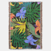 Tropisch Hawaii Aloha Flower Graphic Deken (Voorkant Verticaal)