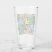 Tropisch Hawaii Aloha Flower Graphic Glas (Achterkant)