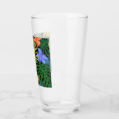 Tropisch Hawaii Aloha Flower Graphic Glas (Links)