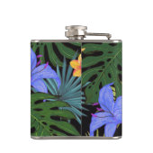 Tropisch Hawaii Aloha Flower Graphic Heupfles (Achterkant)