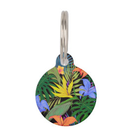 Tropisch Hawaii Aloha Flower Graphic Huisdierpenning
