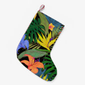 Tropisch Hawaii Aloha Flower Graphic Kleine Kerstsok (Voorkant (Hangend))