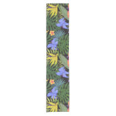 Tropisch Hawaii Aloha Flower Graphic Korte Tafelloper (Voorkant)