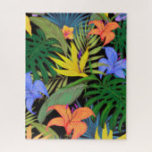 Tropisch Hawaii Aloha Flower Graphic Legpuzzel (Verticaal)