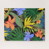 Tropisch Hawaii Aloha Flower Graphic Legpuzzel (Horizontaal)
