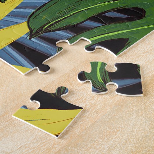 Tropisch Hawaii Aloha Flower Graphic Legpuzzel (Zijkant)