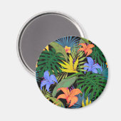 Tropisch Hawaii Aloha Flower Graphic Magneet (Voorkant / Achterkant)