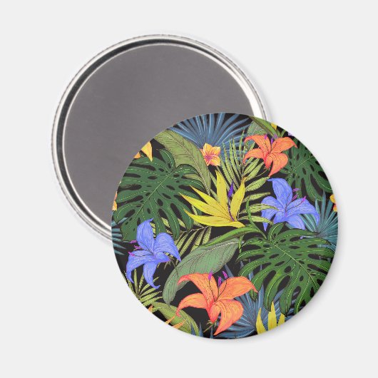Tropisch Hawaii Aloha Flower Graphic Magneet (Voorkant / Achterkant)