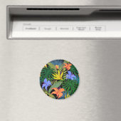 Tropisch Hawaii Aloha Flower Graphic Magneet (Insitu (Vaatwasser))