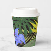 Tropisch Hawaii Aloha Flower Graphic Papieren Bekers (Voorkant)