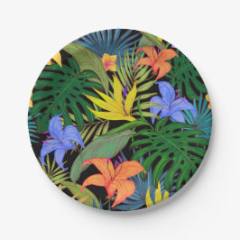 Tropisch Hawaii Aloha Flower Graphic Papieren Bordje