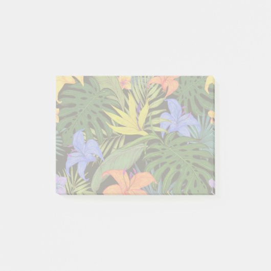 Tropisch Hawaii Aloha Flower Graphic Post-it® Notes (Voorkant)