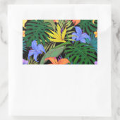 Tropisch Hawaii Aloha Flower Graphic Rechthoekige Sticker (Tas)