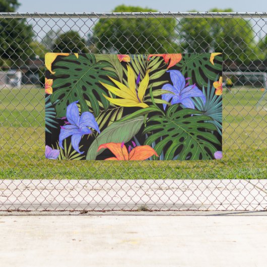 Tropisch Hawaii Aloha Flower Graphic Spandoek (Insitu)
