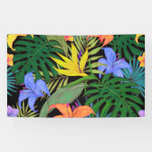 Tropisch Hawaii Aloha Flower Graphic Spandoek (Horizontaal)