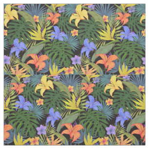 Tropisch Hawaii Aloha Flower Graphic Stof