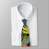 Tropisch Hawaii Aloha Flower Graphic Stropdas (Gebonden)