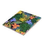 Tropisch Hawaii Aloha Flower Graphic Tegeltje (Zijkant)