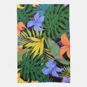 Tropisch Hawaii Aloha Flower Graphic Theedoek (Verticaal)
