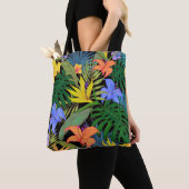 Tropisch Hawaii Aloha Flower Graphic Tote Bag (Dichtbij)