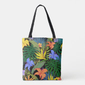 Tropisch Hawaii Aloha Flower Graphic Tote Bag (Achterkant)