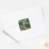 Tropisch Hawaii Aloha Flower Graphic Vierkante Sticker (Envelop)