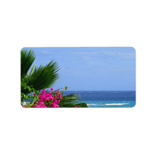 Tropisch Hawaii Etiket