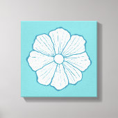 Tropisch Hawaii Hawaiian Flower Art Canvas (Voorkant)