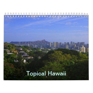 Tropisch Hawaii Kalender