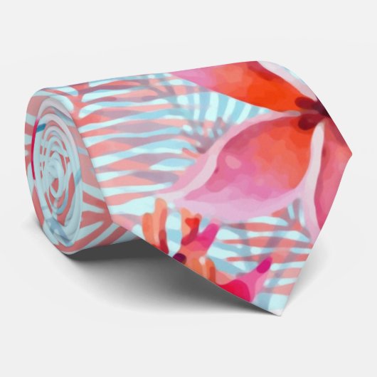 Tropisch Hawaii. Stropdas (Opgerold)