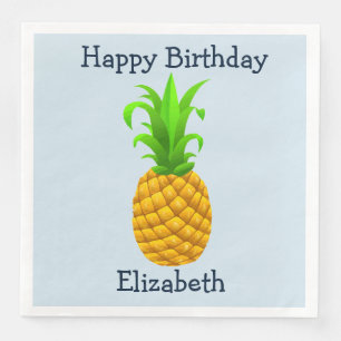 Tropisch Hawaiian Birthday Luau Napkins Servet