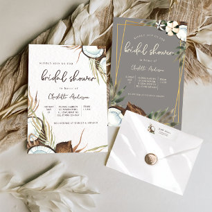 Tropisch Hawaiian Floral & Coconut Vrijgezellenfee Kaart