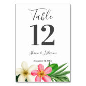 Tropisch Hawaiian Floral Kaart (Voorkant)